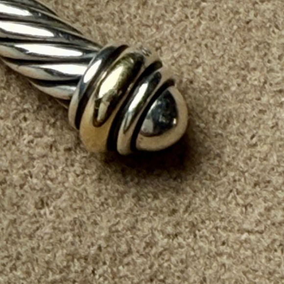 David Yurman Classic Cable Bracelet in Sterling Silver with 18K Yellow Gold, 4mm - Picture 4 of 4